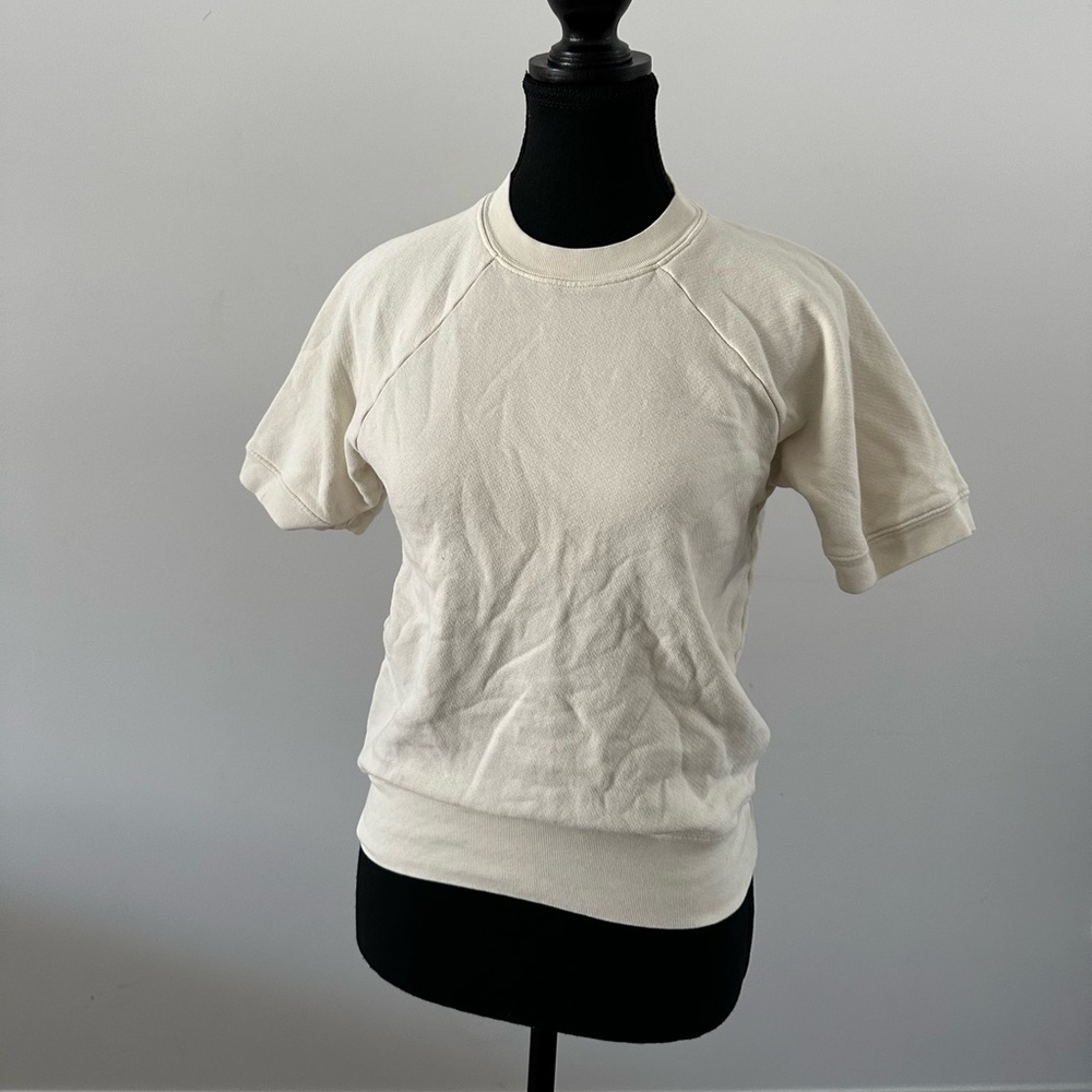 XXS ARITZIA DENIM FORUM Short Sleeve Sweater (100% Cotton)